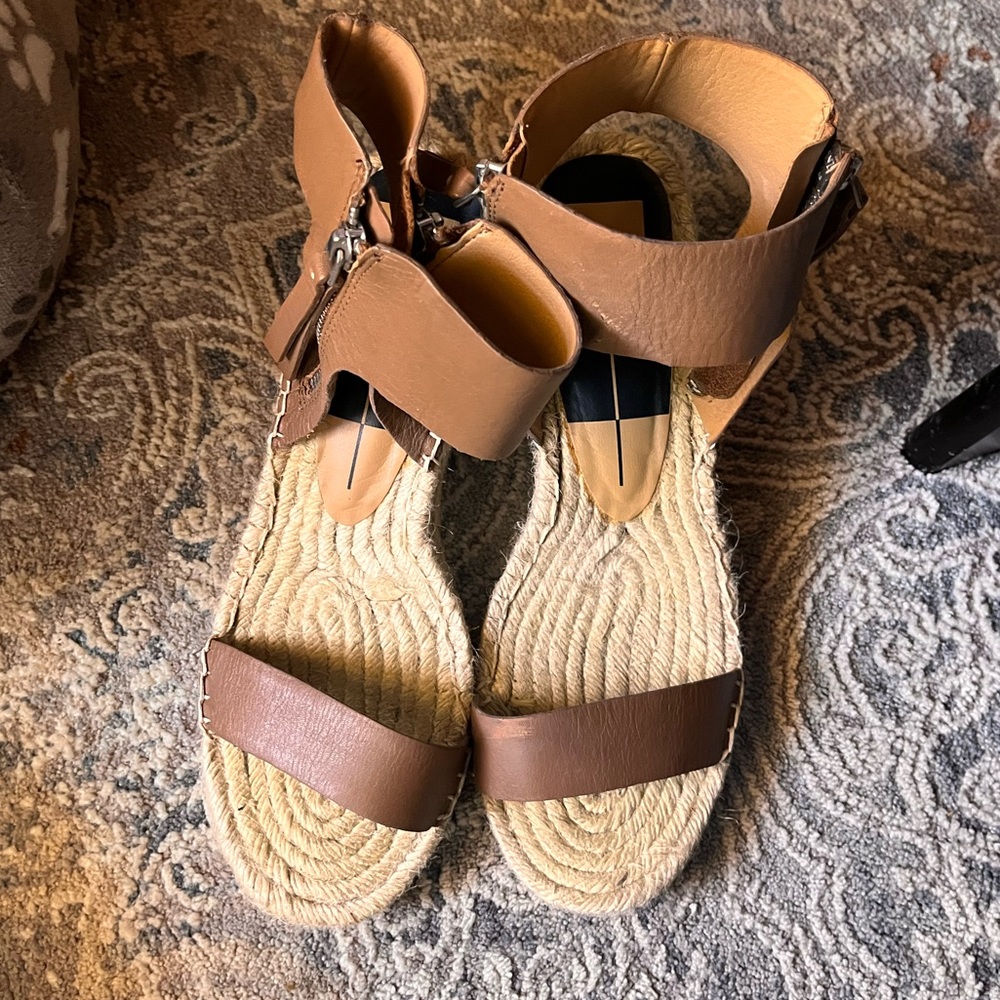 Dolce Vita Leather Espadrille Sandal